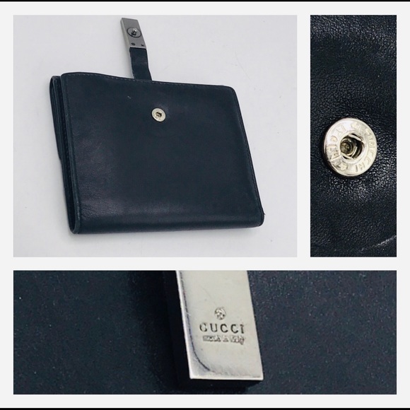 Gucci Black Wallet with Silver Accent - Picture 7 of 14